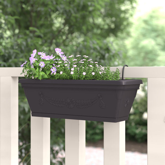 Sol 72 Outdoor™ Izora Self Watering Railing Planter & Reviews Wayfair